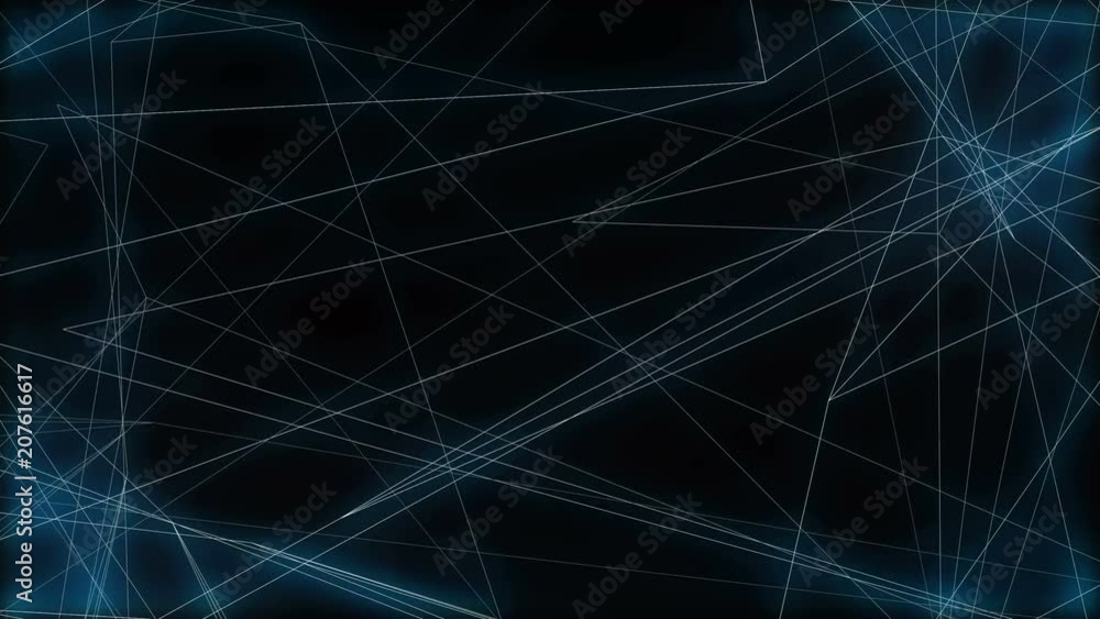 Poster fractal blue lines matrix motion abstract rotation background