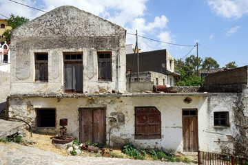 Fototapeta na wymiar Old greek house
