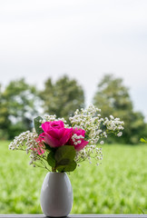 Rosenstrauss in der Vase