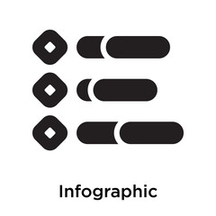 Infographic icon vector sign and symbol isolated on white background, Infographic logo concept