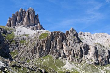 Tscheiner-Spitze in der Rosengartengruppe in den Dolomiten