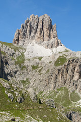 Tscheiner-Spitze in der Rosengartengruppe in den Dolomiten