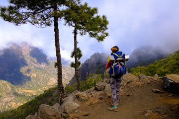 Fototapeta premium hiking in mountains