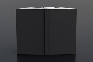 Obraz premium Blank book cover standing