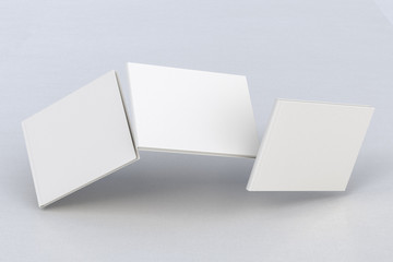 Obraz premium blank book cover flying