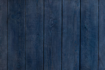 Blue wooden background. vertical