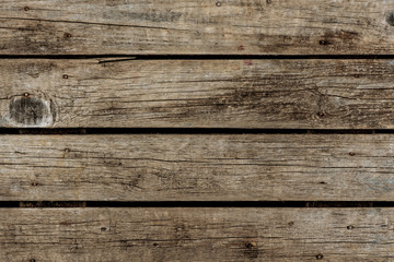 Natural brown aged wooden background texture