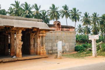 Chandikeshvar Temple, Ancient ruins in Hampi, India