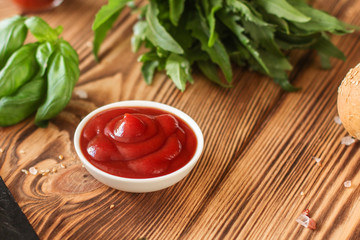 tomato sauce  - Chile hot sauce tomato (red) - cuisine.  Food background