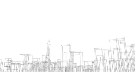 Abstract drawing sketch,Illustration