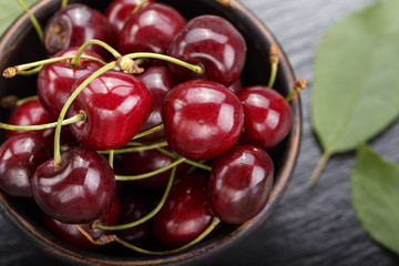 sweet cherry closeup