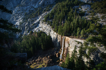 Vernal falls in Yosemite national park, California, USA