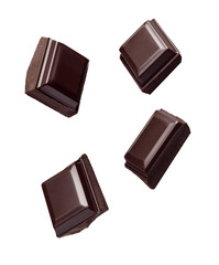 chocolate piece sweet food dessert falling