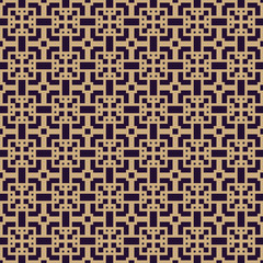 Vector seamless pattern. Modern stylish texture. Repeating geometric background. Linear graphic design.