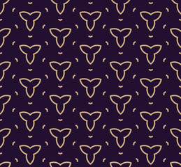 Vector seamless pattern. Modern stylish texture. Geometric linear ornament.