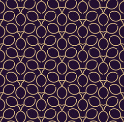 Vector seamless pattern. Modern stylish texture. Geometric linear ornament.