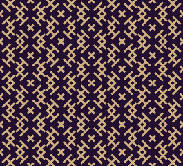 Vector seamless pattern. Modern stylish texture. Geometric linear ornament.