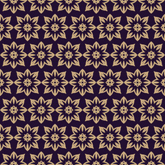 Fototapeta premium Vector seamless pattern. Modern stylish texture. Geometric linear ornament.