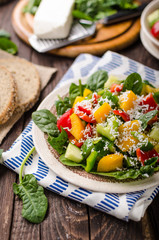 Mixed salad, vegetable salad