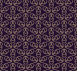 Vector seamless pattern. Modern stylish texture. Geometric linear ornament.