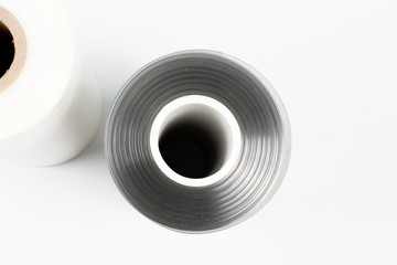 The plastic roll for wrap and seal food.