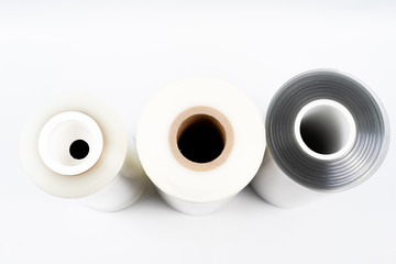 The plastic roll for wrap and seal food.