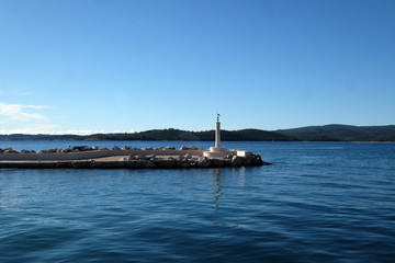 Adriatic sea in Croatia 