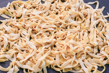 handmade pasta tagliatelle