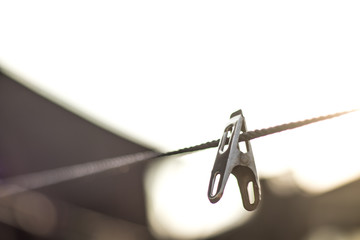 Clamp clasp bokeh background