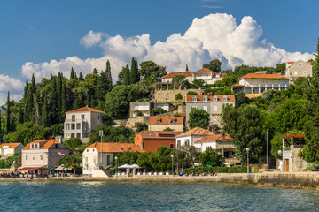 Croatian island Kolocep panorama