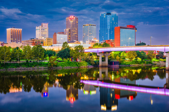 Little Rock, Arkansas, USA Skyline