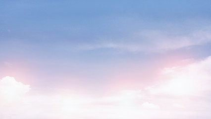 The sky background,pastel soft tone,beauty by nature