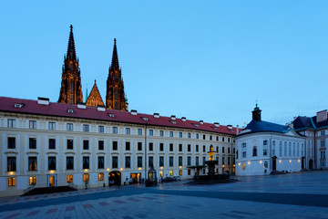 Fototapeta na wymiar City view of Prague.