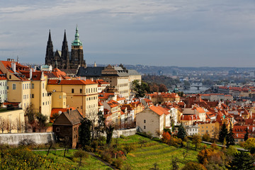 Obraz premium City view of Prague.