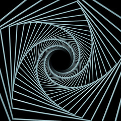 Naklejka premium Spiralny wir