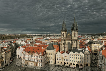 Obraz premium Church of Our Lady before Týn, Prague.