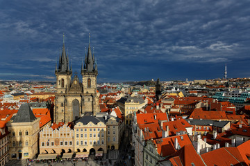 Fototapeta na wymiar Church of Our Lady before Týn, Prague.