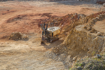 Mining technology limestone ore open pit quarry