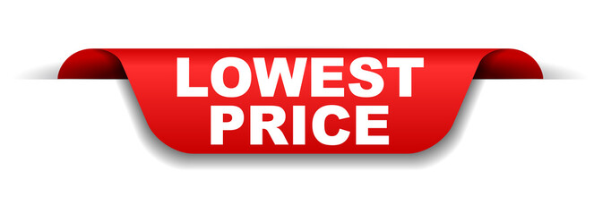 red banner lowest price