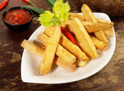 Maniok Sticks - fritiert