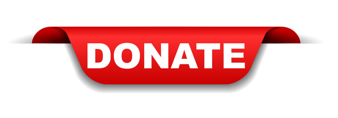 red banner donate