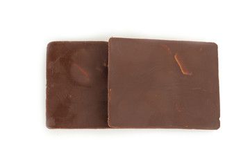 chocolate isolated on white background