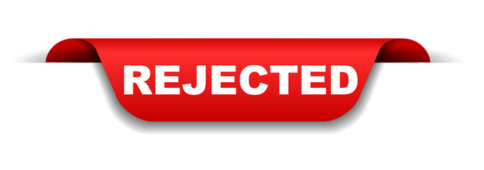 red banner rejected