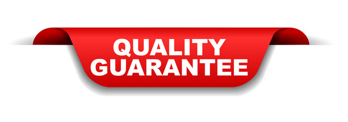 red banner quality guarantee