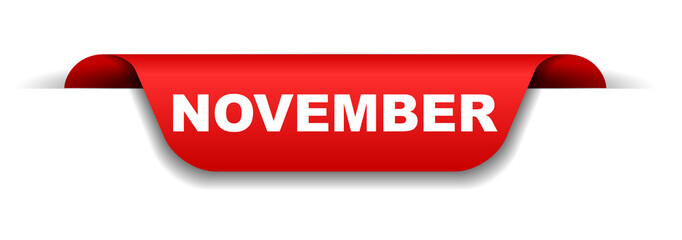 red banner november