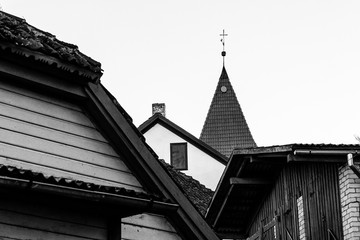 roofs of different houses