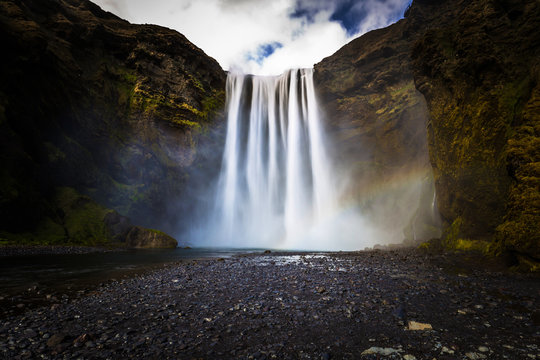 Skogafoss - May 04, 2018: Skogafoss waterfall, Iceland © rpbmedia