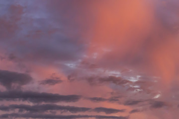 Fototapeta na wymiar beautiful and amazing sky at sunset