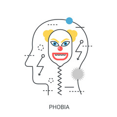 Phobia vector illustration concept.