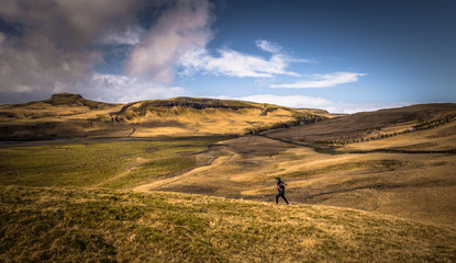 Fjadrargljufur - May 05, 2018: Wild landscape of Fjadrargljufur, Iceland